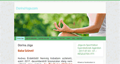 Desktop Screenshot of dorinayoga.com